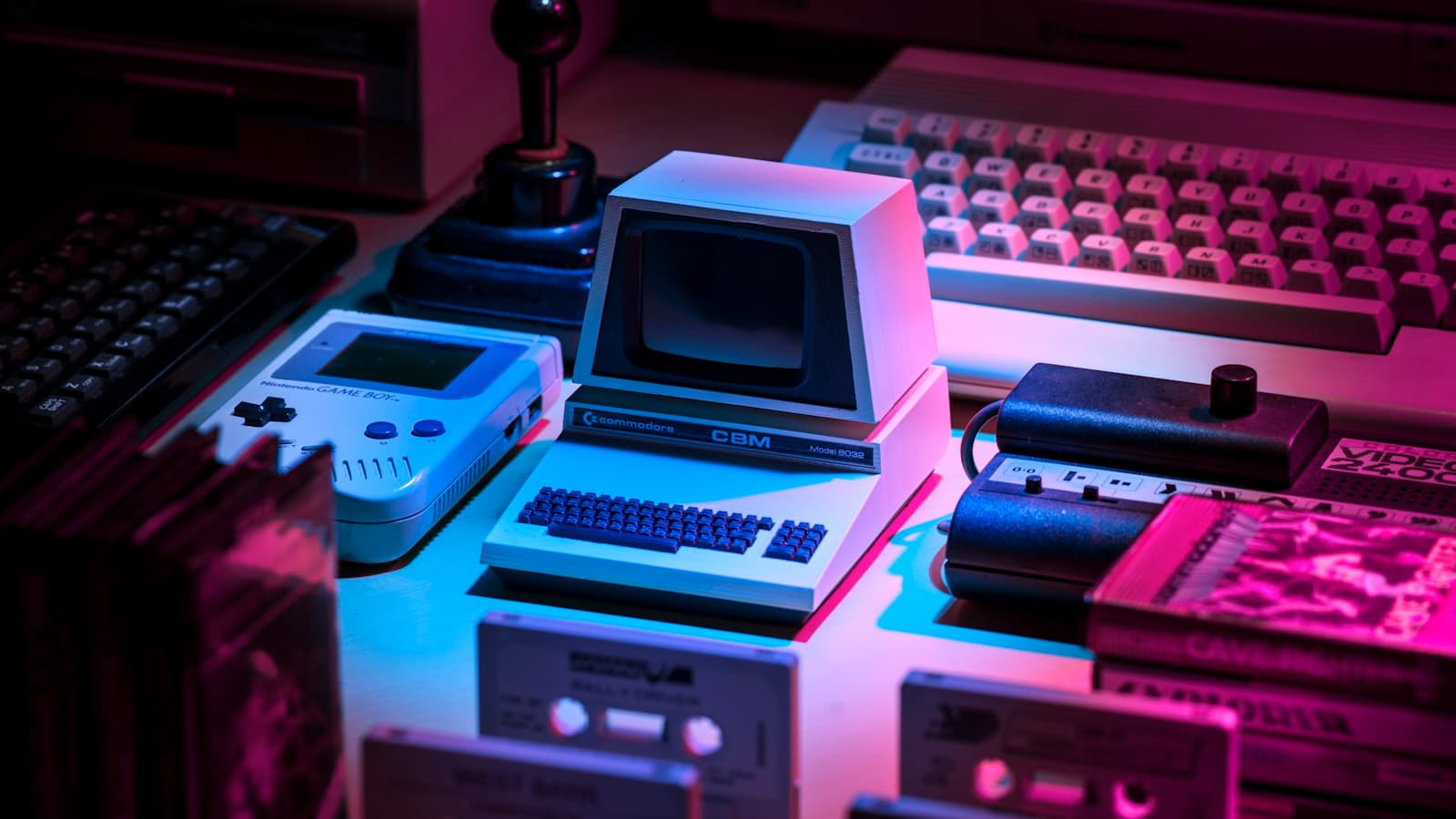 A retro arcade scene representing a sustainable 24/7 Twitch channel